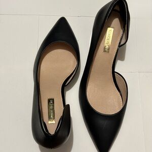 Louise et Cie Black Pointed Flats